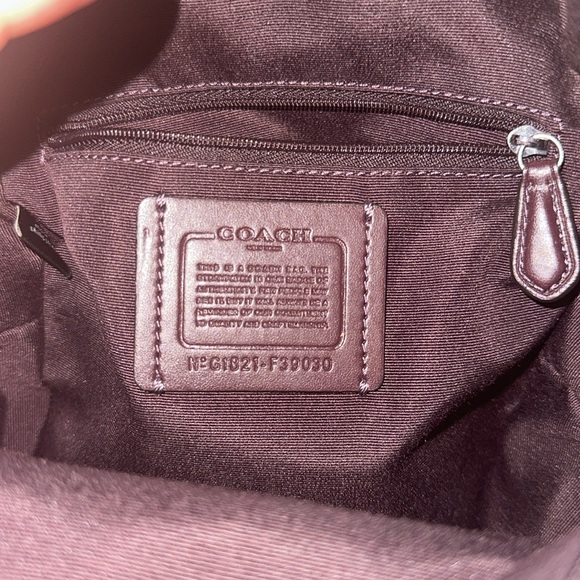 Coach Mini Charlie Backpack With Deer Spot Print Backpack Leather w/ Dustbag - Picture 10 of 13